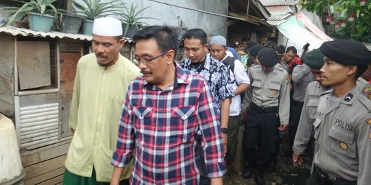 Saat ditanya Djarot, warga di Kembangan yang menolak malah berlarian