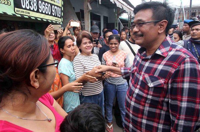 djarot blusukan di kembangan utara