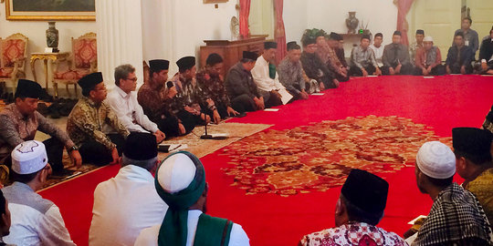 Undang kiai dan ulama, Jokowi gelar pertemuan sambil lesehan