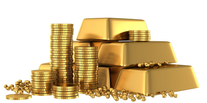 Harga emas dunia dan Indonesia kompak merosot tajam 