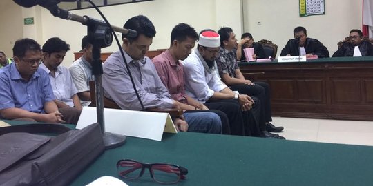 10 Terdakwa kasus korupsi logistik Pemilu 2014 dituntut berbeda