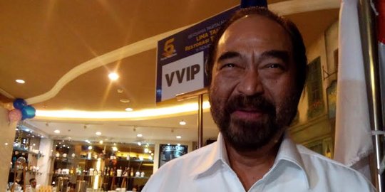 Surya Paloh sebut NasDem akan lakukan evaluasi jika Ahok tersangka