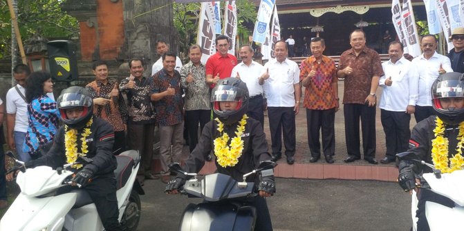 Gubernur Bali  siap gunakan motor  listrik  jadi kendaraan 