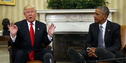 Trump bilang akan tolak gaji presiden AS sebesar Rp 5,3 miliar