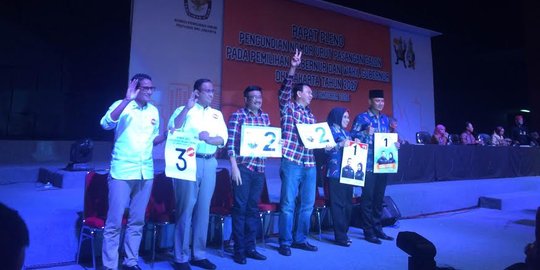 Ahok, Agus dan Anies dinilai mempunyai kesempatan sama buat menang