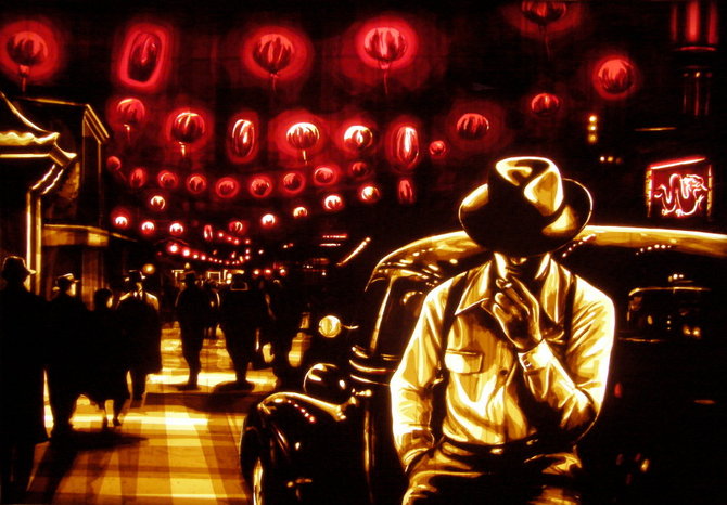 tape art karya max zorn