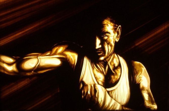tape art karya max zorn