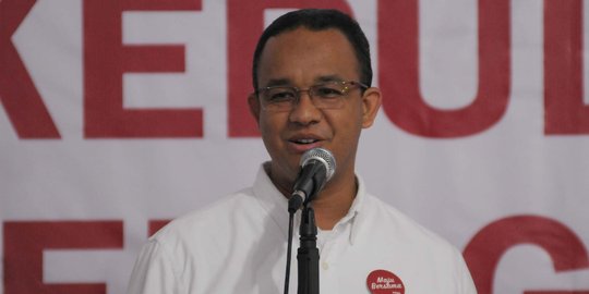 Anies Baswedan menyayangkan aksi warga yang menolak Ahok-Djarot