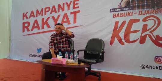 Saat Ahok terima pengaduan di Rumah Pemenangan Lembang