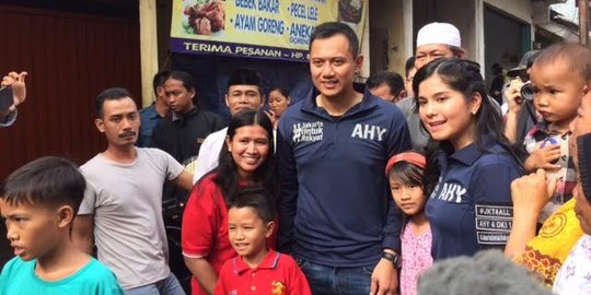 Elektabilitas melejit dekati Ahok-Djarot, Agus mengaku bersyukur