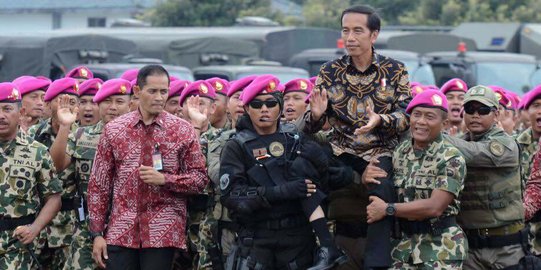 Istana tegaskan safari Jokowi ke TNI bukan takut mau digulingkan