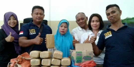 Bawa 12 kilogram ganja dari Aceh, ibu rumah tangga masuk bui