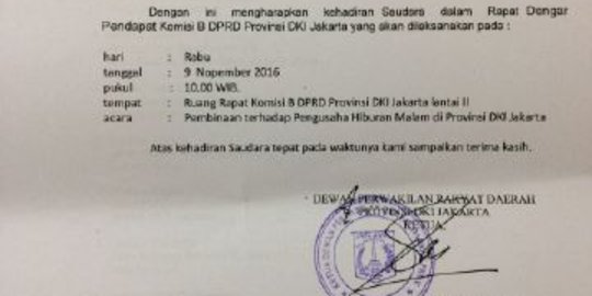 Ketua DPRD DKI beberkan pertemuan dengan bos tempat hiburan malam