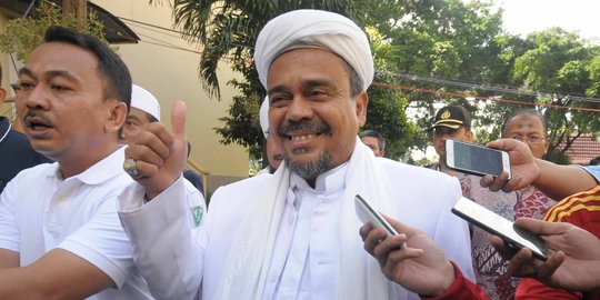 Habib Rizieq soal gelar perkara: Kondusif, enggak ada banting kursi