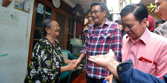 Kampanye di Pasar Minggu, Djarot curhat kesal 4 kali didemo
