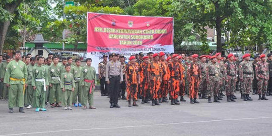 Ratusan warga Sukoharjo deklarasi Cinta Damai