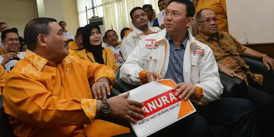 Partai Hanura tetap setia meski Ahok jadi tersangka