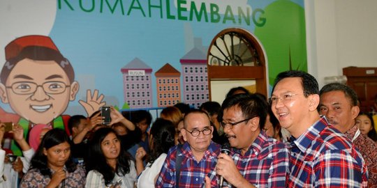 Ahok sikapi penetapan tersangka dirinya di Rumah Lembang