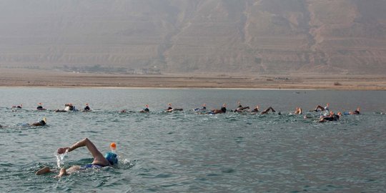 Aktivis lingkungan nekat berenang dari Yordania-Israel
