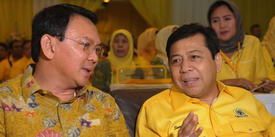 Ahok tersangka, Setya Novanto puji kinerja Polri