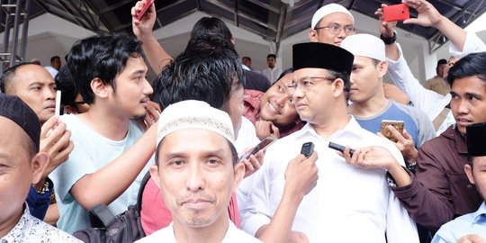 Santainya Anies tanggapi penetapan tersangka Ahok oleh Bareskrim