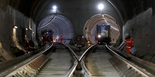 Mengintip proyek jalur kereta bawah tanah terbesar di Eropa