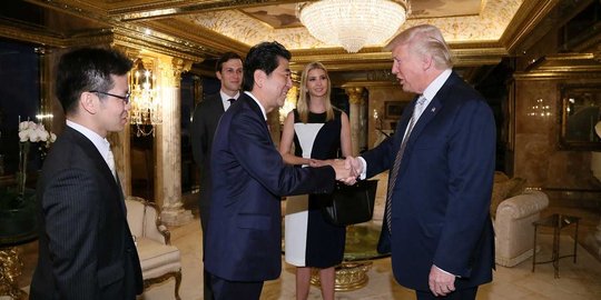 PM Jepang bertemu Donald Trump di Manhattan
