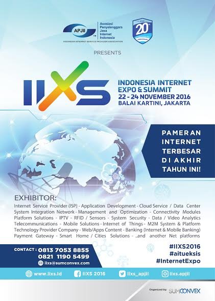 indonesia internet expo amp summit iixs 2016