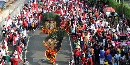 Ribuan orang semarakkan Karnaval Budaya Cinta NKRI