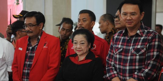 Hadir di konsolidasi PDIP, Ahok ngaku cuma main