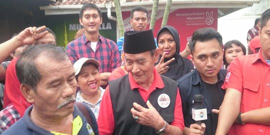 Beri dukungan ke Ahok, paguyuban warga Betawi datangi Rumah Lembang