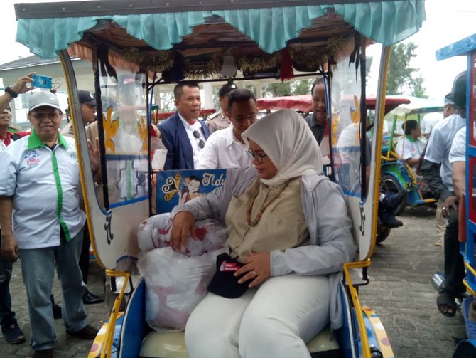 anies dan istri kampanye di pulau seribu