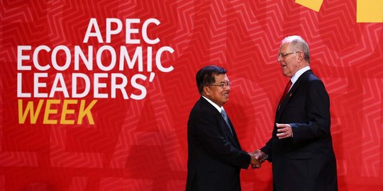 Keakraban Jusuf Kalla bertemu pemimpin negara peserta APEC