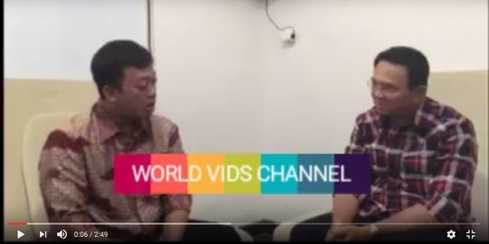 Video dinasihati Nusron Wahid beredar, ini penjelasan Ahok