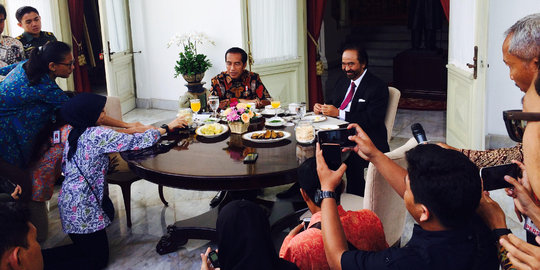 Jokowi & Surya Paloh bahas soal pluralisme sampai isu radikalisme