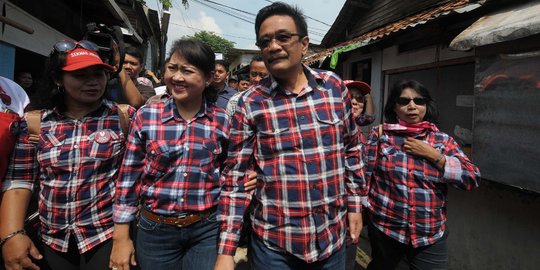 'Kesialan' Djarot saat blusukan, dikira AHY sampai ditegur Panwaslu