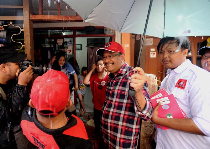 djarot blusukan di kramat jati