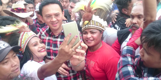 Kampanye di Pulomas, Ahok ingatkan warga pentingnya BPJS