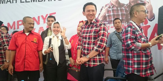 Ahok: Aku juga deg-degan lihat Hasnaeni cantik