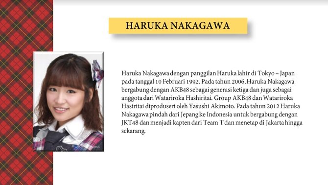 haruka jkt 48 jadi salah satu top 10 most influential women on twitter