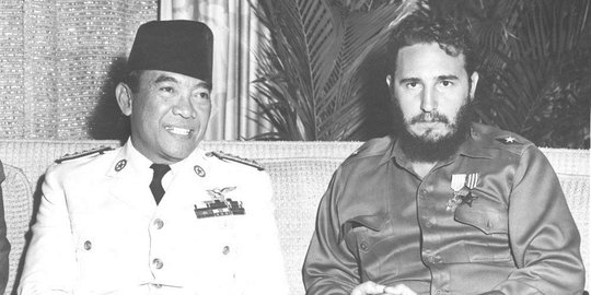 Fidel Castro dan teriakan Viva President Soekarno di Kuba