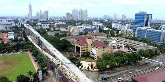 Memantau proyek JLNT Tendean-Ciledug yang sebentar lagi rampung