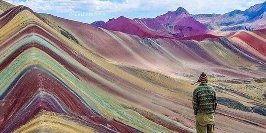 Rainbow Mountain, permata tersembunyi di Pegunungan Andes Peru