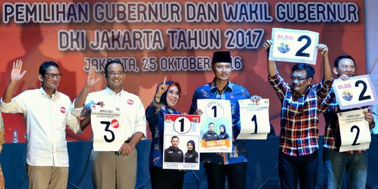 Survei: Agus dipilih karena tegas, Ahok nyata, Anies ramah