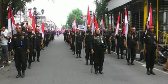 Jalan Malioboro ditutup, seniman meriahkan aksi Nusantara Satu