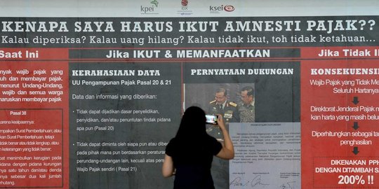 20 persen pejabat bumn ikut tax amnesty