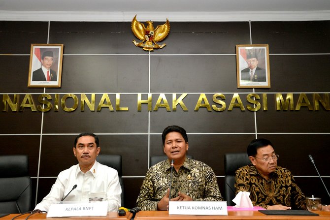 kepala bnpt datangi komnas ham