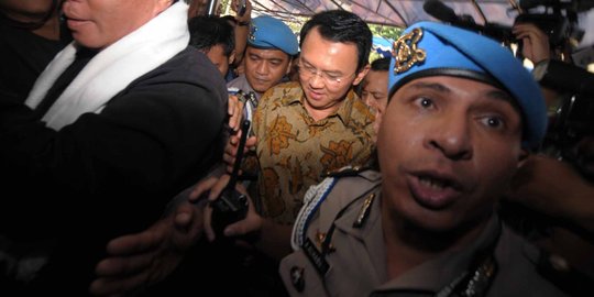 Tiba di Kejaksaan Agung, Ahok lagi-lagi bungkam