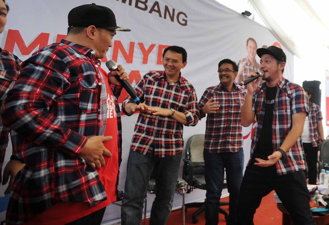 ahok djarot bersama iwa k