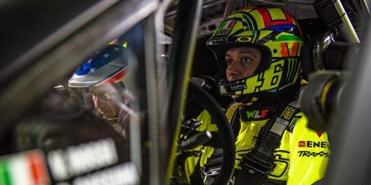 Akhir pekan ini, Valentino Rossi tampil di Monza Rally Show